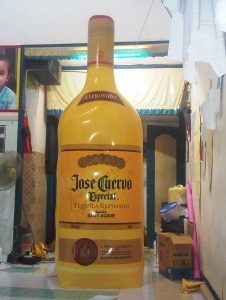 balon botol tequila