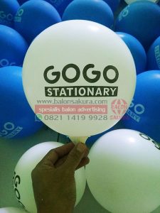 sablon balon stationary