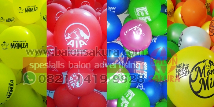 Balon Print Murah / Cetak Balon Sablon Cepat Berkualitas