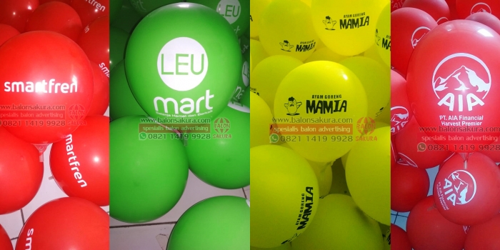 Balloon Printing / Produksi Balon Sablon Murah Di Balon Sakura