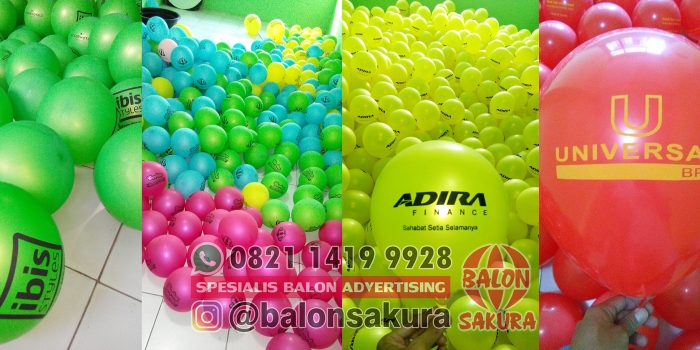 Jual Balon Print Surabaya / Balon Sablon Murah Jawa Timuran