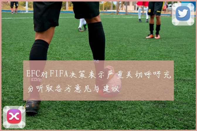 EFC对FIFA决策表示严重关切呼吁充分听取各方意见与建议