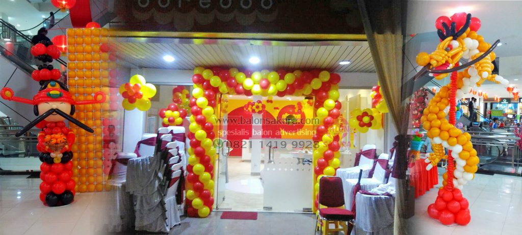 Balon Dekorasi Imlek Gong Xi Fa Cai Chinese New Year 